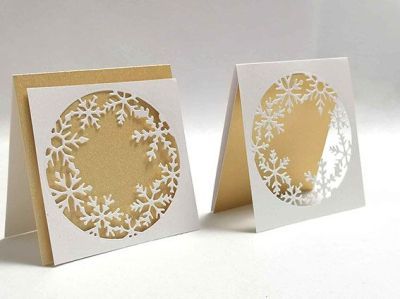 Коледа - Заготовки за картички и пликове