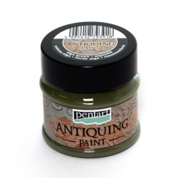 Антична състаряваща боя  - зелено водорасло - 50мл.