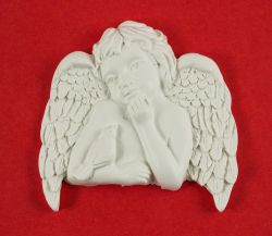 Ангелче с птичка - 5х5см.