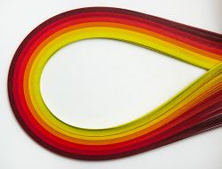 Квилинг хартия - Червен микс - 120 бр. - 50 см.