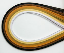 Квилинг хартия - Кафяв микс - 120 бр. - 50 см.