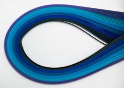 Квилинг хартия - Син микс -120 бр. - 50 см.