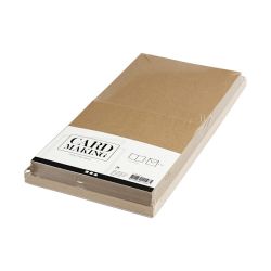 Комплект картички с пликове  - 50бр.-кафт