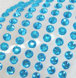 Камъчета - Наситено светло синьо -  77 бр.