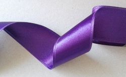 Панделка сатен - Тъмно лилаво - 10 м. №37