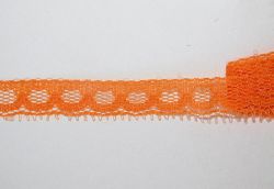  Дантела - Наситено оранжево - 1м.