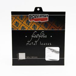 Шлак метал - сребро - 14.00 х14.00 см. - 5 бр.