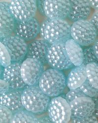 Перли - Светло синьо - 30 бр.