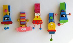 Весели щипки - 5 бр.