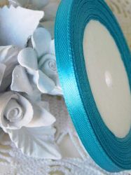 Панделка сатен - Наситено синьо-зелено -  20 м.-№180