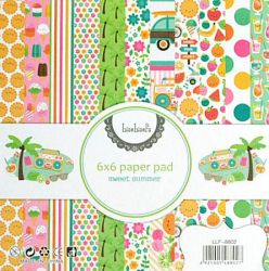 Комплект дизайнерска хартия - Sweet Summer - 24 листа