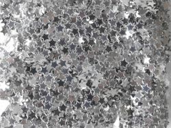 Пайети - Сребърни Звездички - 0,40 см - 10 гр.