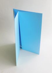 Заготовка за Папка за кръщене  - 29,50 х 21,70 см - Синьо