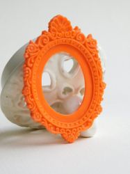 Рамка Оранжево - 6,50 х 4,50 см.