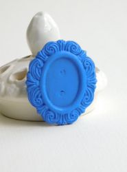 Рамка Синьо- 4,00 х 3,50 см.