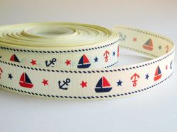 Панделка рипс - Шампанско Платноходи -  2.00 м.- 2.50