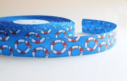 Панделка рипс - Синьо Пояси - 2.00 м. /2,50 см