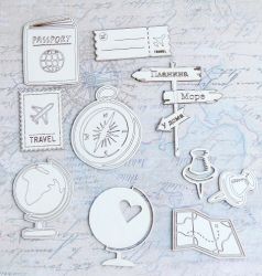 Пътешествие - Билет,паспорт и... - 10 елемента