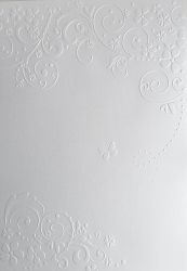 Перлени Релефни картони - Summer Days Бяла Перла - А4