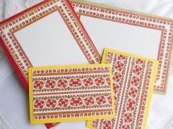 Заготовки за картички - Етно мотиви - 4 бр.