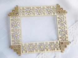 Рамкa Етно мотиви - Правоъгълник - 10,00 х 8,50 см - 2 бр.