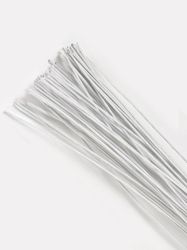 Основа за цветя ( цветарска тел ) - Бяла - 50 бр. - 8-10 см.