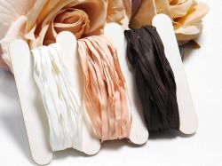 Цветна рафия - Микс Карамел - 6 м.