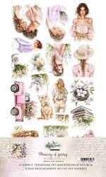 Комплект дизайнерска хартия - Memory of Spring - 6 листа