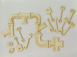 Стиймпънк - тръби и инструменти - 19 елемента