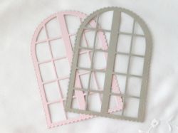 Прозорец - Светло лилаво и Сиво  - 2 бр.