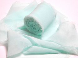 Панделка Ретро Копринен Шифон - Mint - 4 см / 5.00 м.