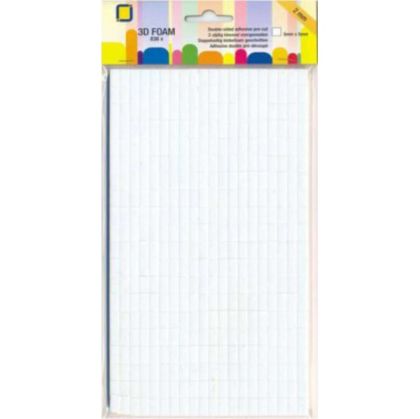 Двойнолепящи квадратчета - 5х5х2мм. - 836 бр.