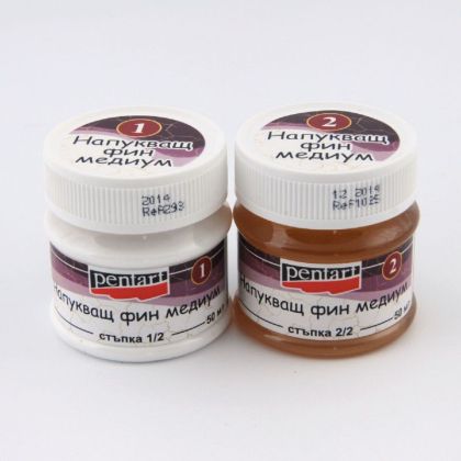 Напукващ медиум 2-степенен  ( кракле ) - фин - 2x50мл.