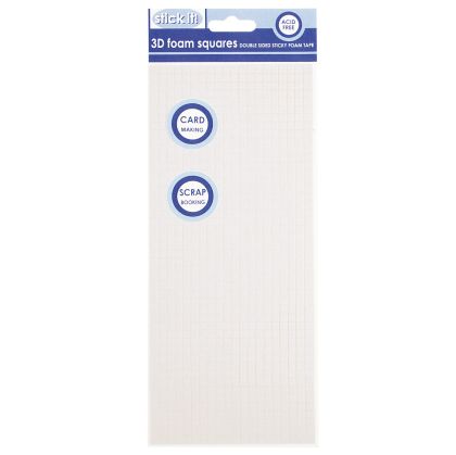 Двойнолепящи квадратчета - 5x5x2 мм - 940 бр.