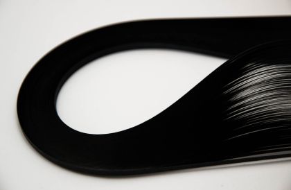 Квилинг хартия - черен - 100бр. - 35см.