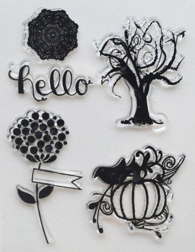 Силиконови печати - Halloween - 5бр.