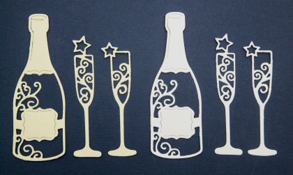 Шампанско и чаши #2 - 6бр.