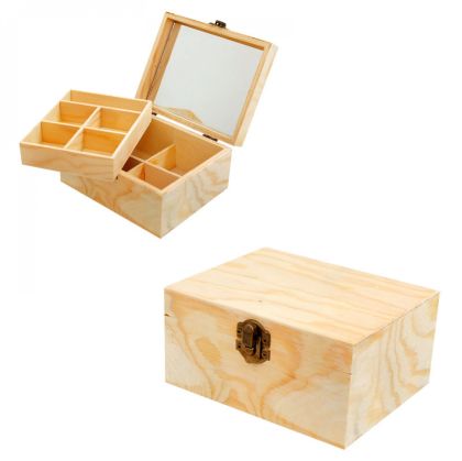 Кутия за бижута (бижутиерка) - 15х12х7,5см.