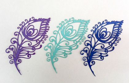 Паунови пера- 3 бр