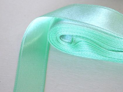 Панделка сатен - Млечно зелено - 10 м №62