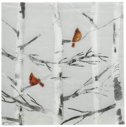 Салфетка Winter birch silver 3331059