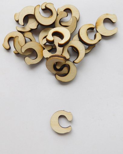 Буква - С - 1 бр.