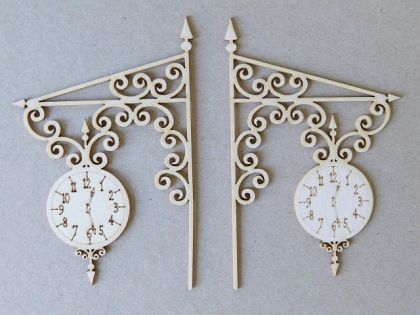 Часовник - 2 бр - 6.00 х 9.00 см