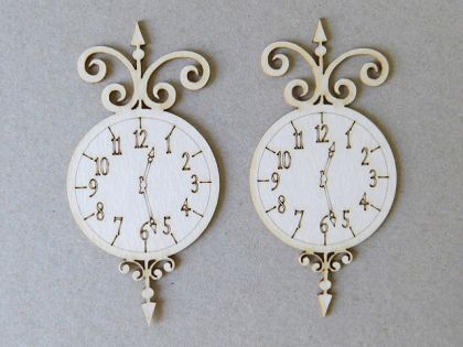 Часовник - 2 бр - 4.00 х 7,50 см