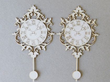 Часовник - 2 бр - 6,00 х 11,00 см