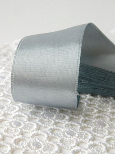 Панделка сатен - Оловно сиво- 10 м №44