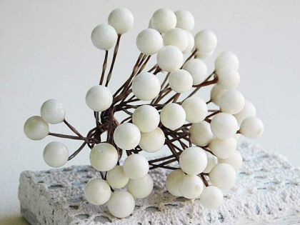 Топчета Бяло - Големи - 40 бр.