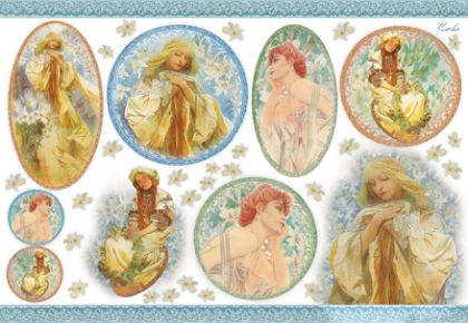 Оризова декупажна хартия 48 х 33 см. DFS082