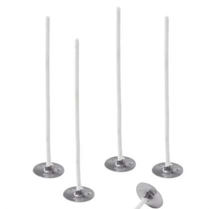 Фитил с щифт за свещ - 12 см. - 3 бр.