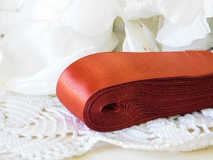 Панделка сатен - Мед - 10м №52